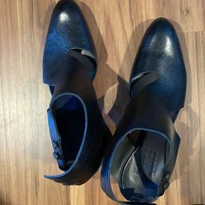 CYDWOQ Black Vintage Heels